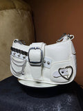 Y2K Chain Heart Shoulder Bag